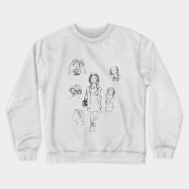 sketch book Crewneck Sweatshirt by Terceranexus6